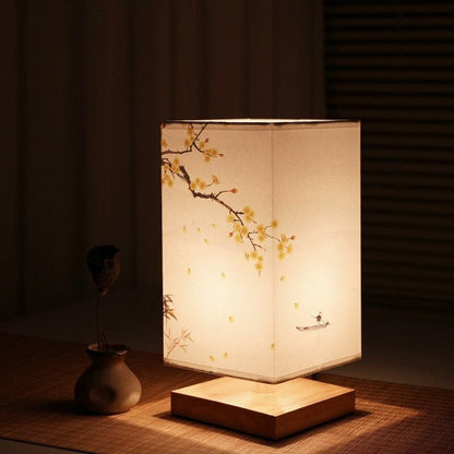 Japansk-skandinavisk bordslampa