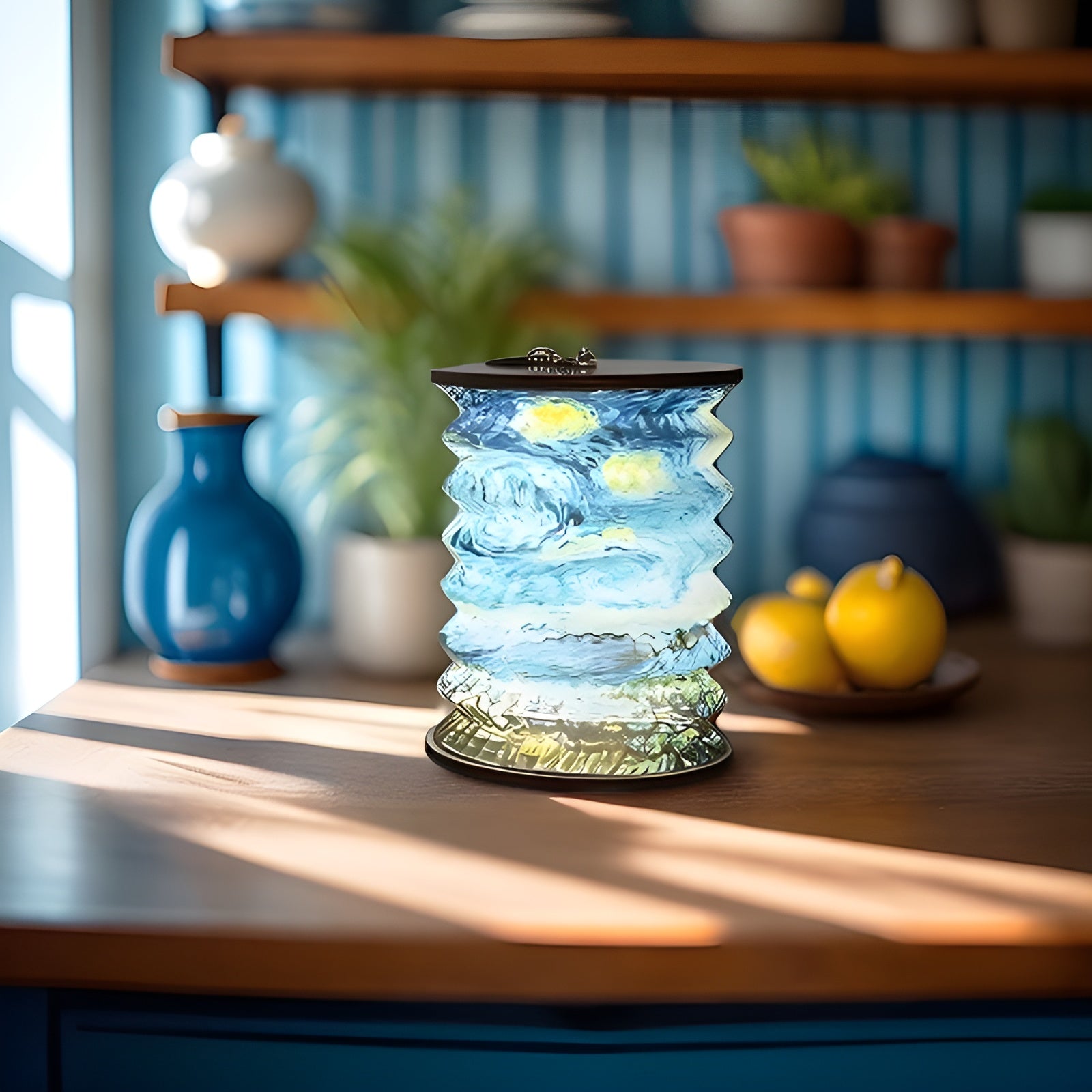 BrightFold Lampa – Fällbar USB-laddnings-LED-bordslampa