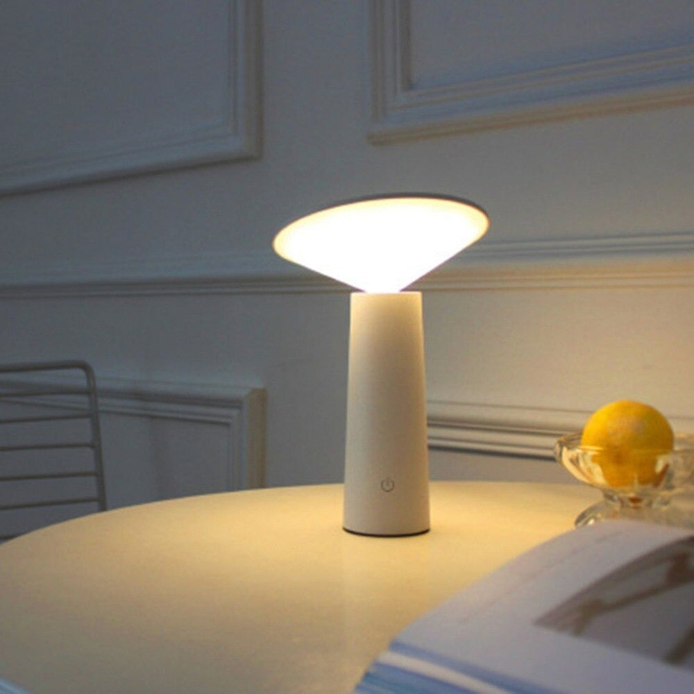 Uppladdningsbar LED Sänglampa - Elegant Bokstil Design