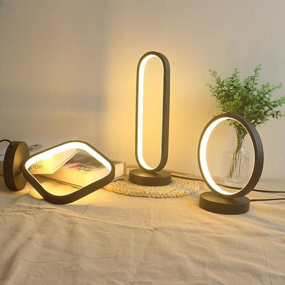 LumiRing Lampa - Modern LED Bordlampa för Sovezimmer
