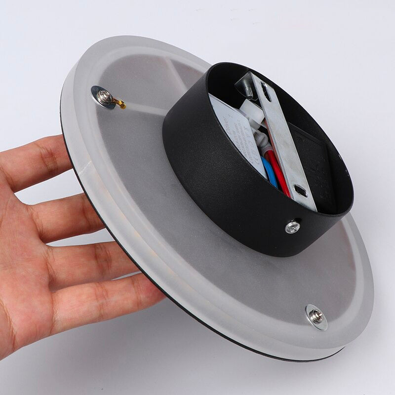 Minimalistisk Cirkulär Väggsänglampa med Touch Sensor