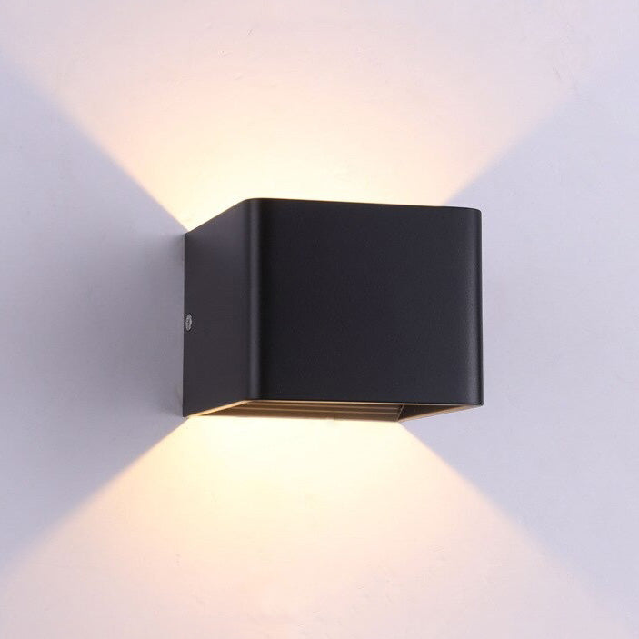 Cubic Väggsängs Lamparm LED Minimalistisk Design för Sovrum