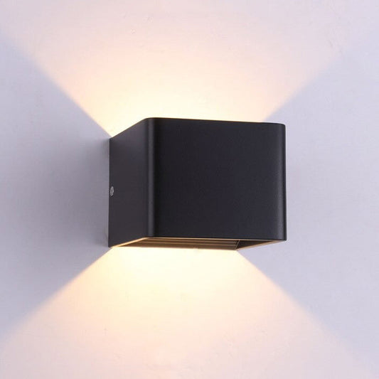 Cubic Väggsängs Lamparm LED Minimalistisk Design för Sovrum