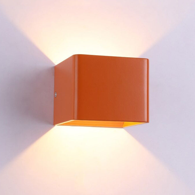 Cubic Väggsängs Lamparm LED Minimalistisk Design för Sovrum