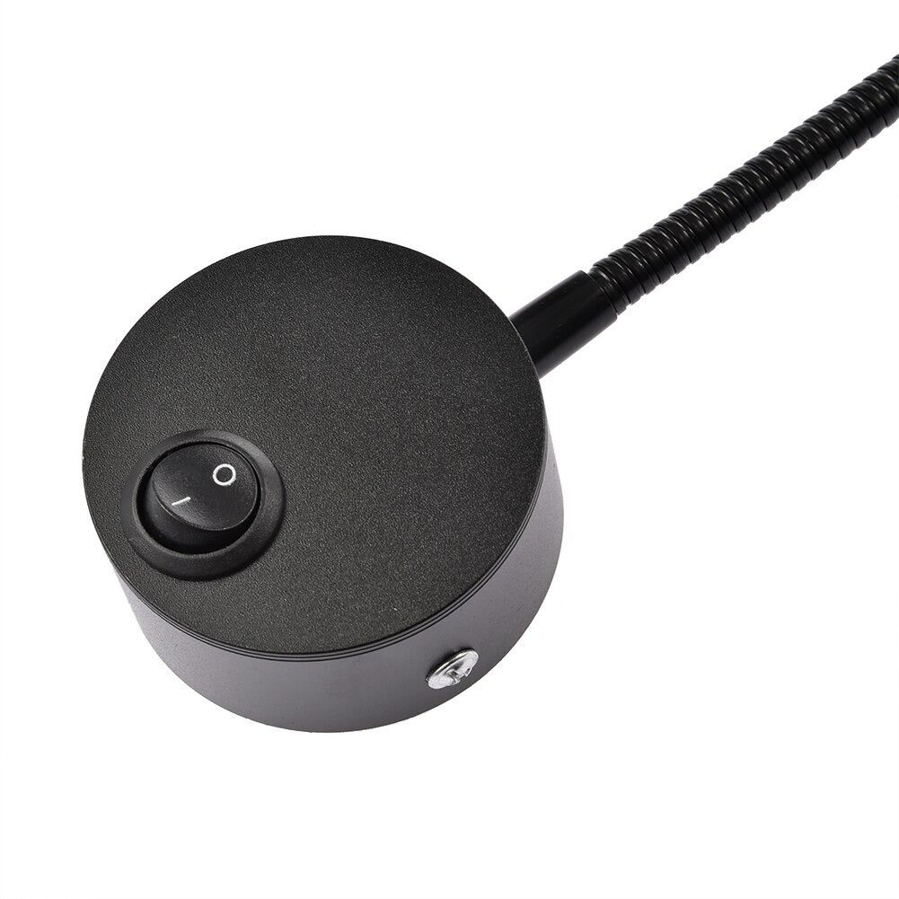 Rund LED Vägg Sänglampor med Flexibel Design och Mjuk Ljus