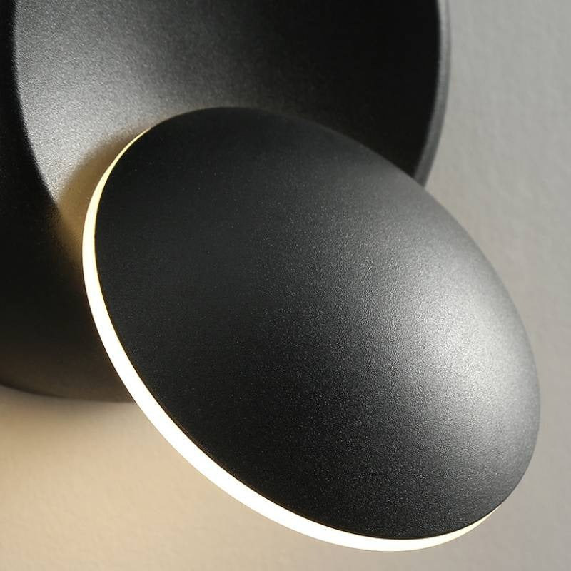 Rotera LED Vägg Sänglampa med Retro Aluminium Design