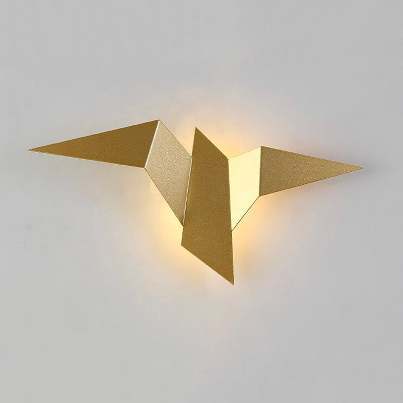 Metallfåglar Väggsänglampor med Touch Control och Färger