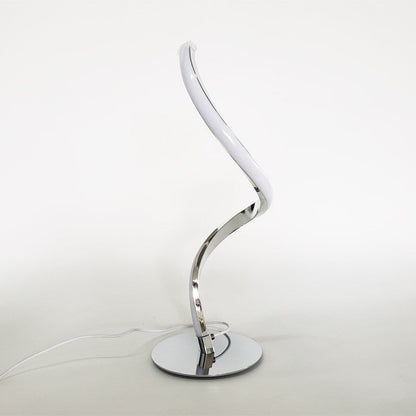 Design Spiral Sänglamp i Modern Aluminium Stil