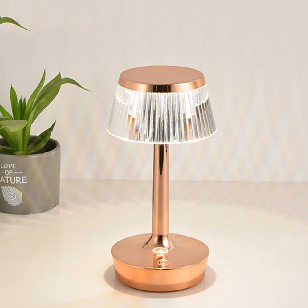 Vintage LED Touch-Sensitive Sänglampa med 3 Färgalternativ