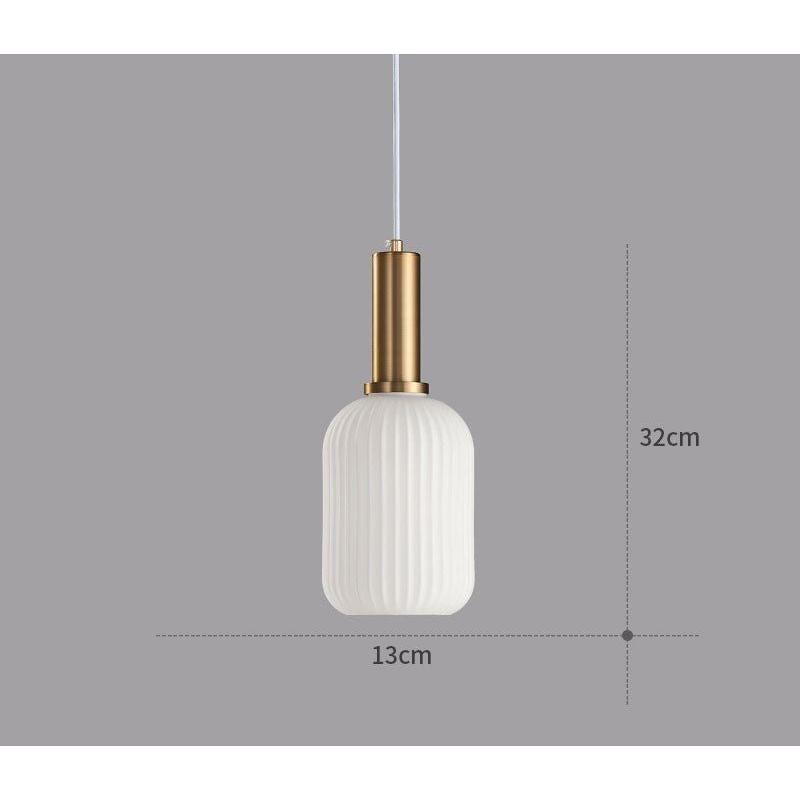 Hängelampa i färgat glas – Vintage & Dekorativ | För vardagsrum & matsal