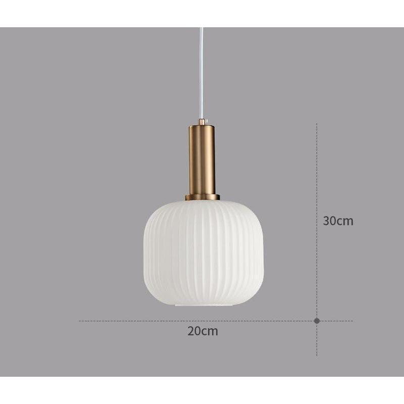 Hängelampa i färgat glas – Vintage & Dekorativ | För vardagsrum & matsal