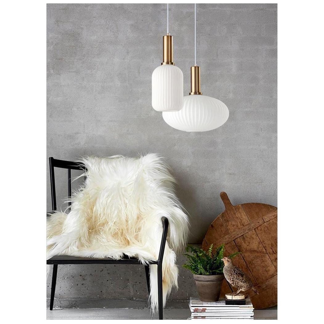 Hängelampa i färgat glas – Vintage & Dekorativ | För vardagsrum & matsal