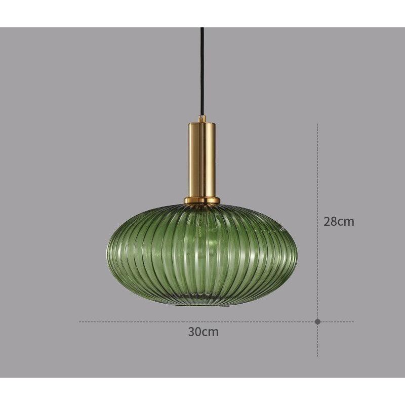 Hängelampa i färgat glas – Vintage & Dekorativ | För vardagsrum & matsal