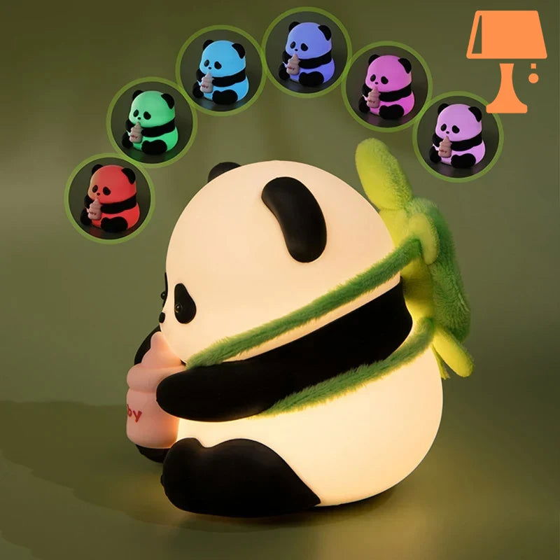 PandaGlow - Söt uppladdningsbar leksakslampa för barn med mjukt ljus