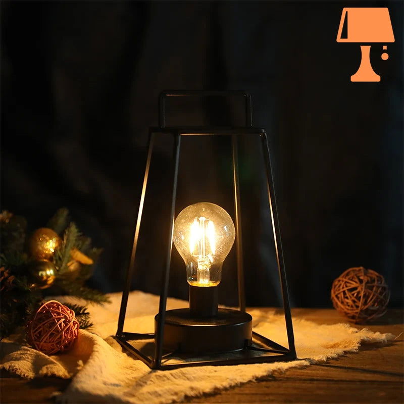 Carvallo - Geometrisk lampa med öppen ram och flytande LED-lampa för modernt inredning