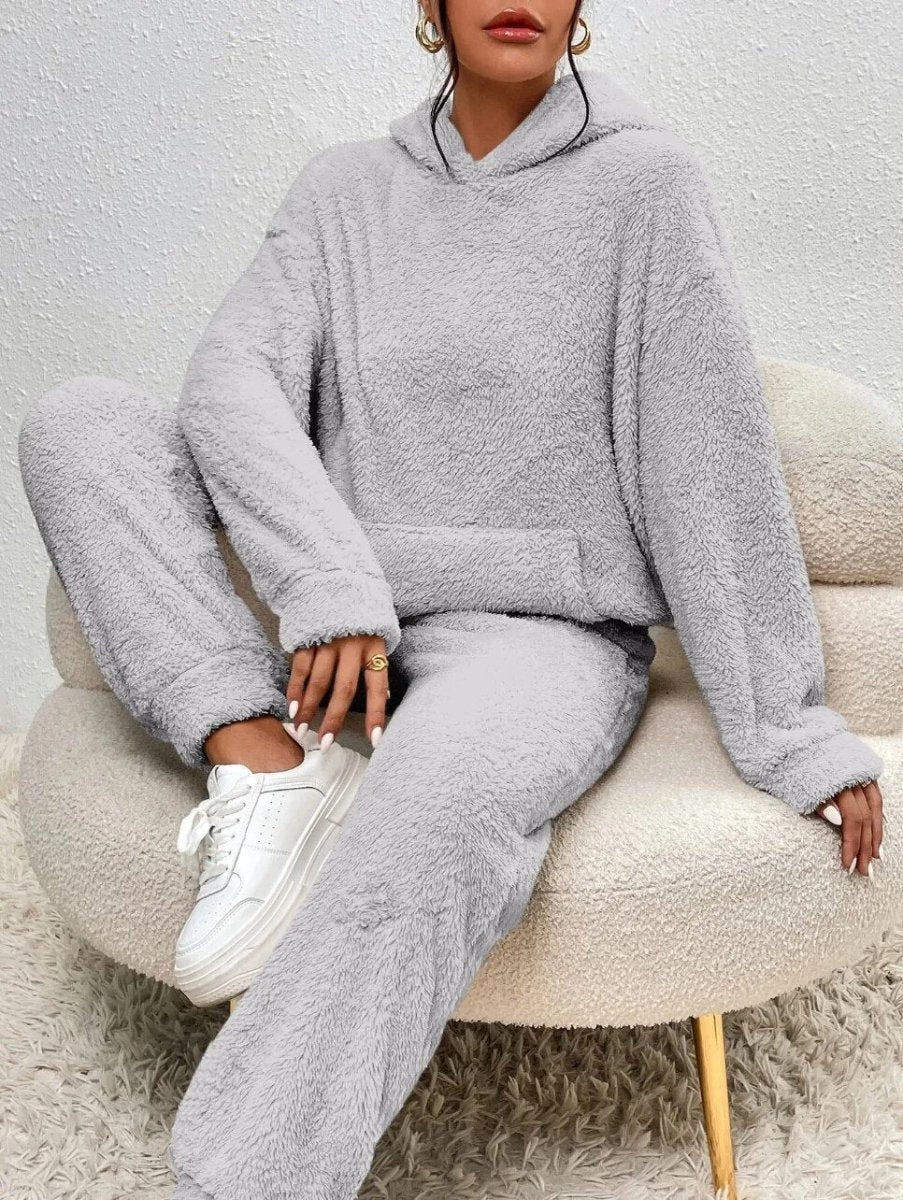 LANA TEDDY SET - Ultra-bekväm loungewear för mysiga vinterdagar