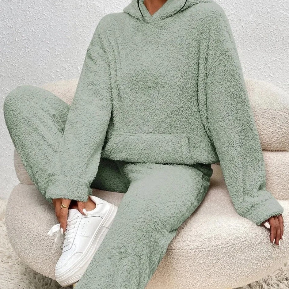 LANA TEDDY SET - Ultra-bekväm loungewear för mysiga vinterdagar