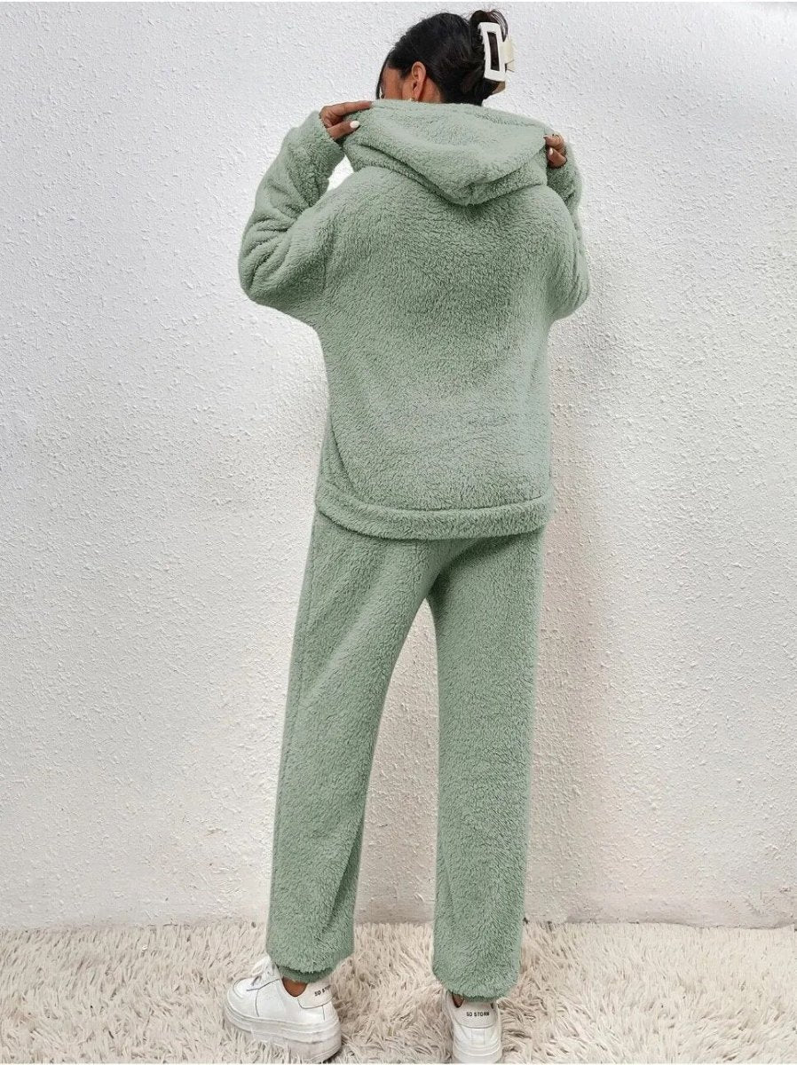 LANA TEDDY SET - Ultra-bekväm loungewear för mysiga vinterdagar