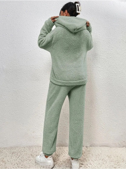 LANA TEDDY SET - Ultra-bekväm loungewear för mysiga vinterdagar