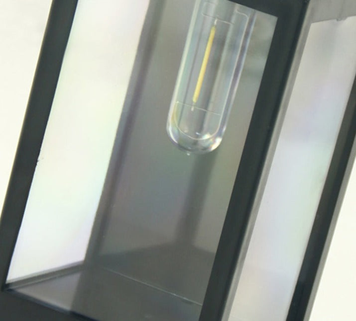 Carvallo Solar Vägglampa för Trädgårdsgärde | Väderbeständig & Automatisk | Varm- & Kallvit | Stämningsfull LED-belysning