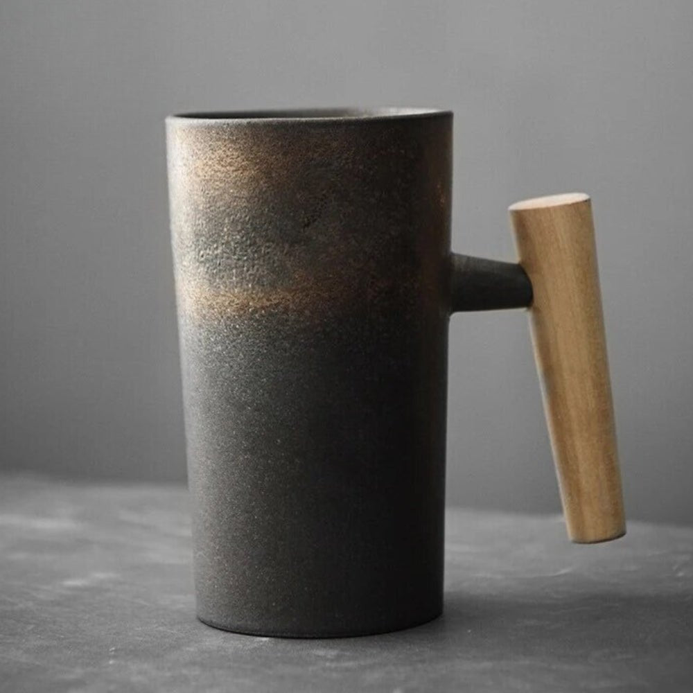 Lattecraft Nordic Earth Latte Muggar – handgjorda keramikkaffekoppar med ergonomiskt handtag och naturlig design
