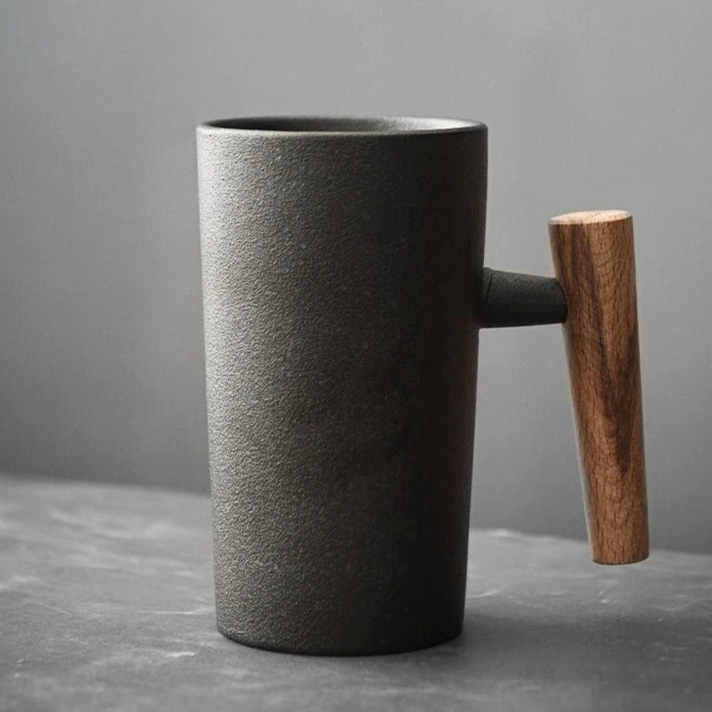 Lattecraft Nordic Earth Latte Muggar – handgjorda keramikkaffekoppar med ergonomiskt handtag och naturlig design