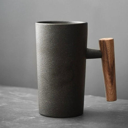 Lattecraft Nordic Earth Latte Muggar – handgjorda keramikkaffekoppar med ergonomiskt handtag och naturlig design