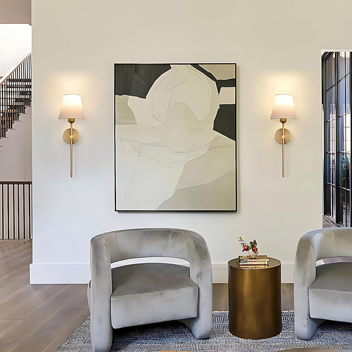 Carvallo – Vägglampa Elegant och Funktionell för en Varm Atmosfär