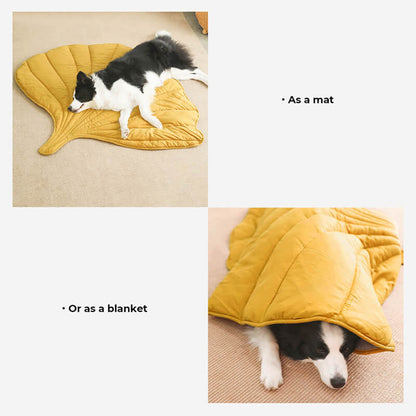 Leafnest - Hundfilt i form av ett blad för komfort och stil