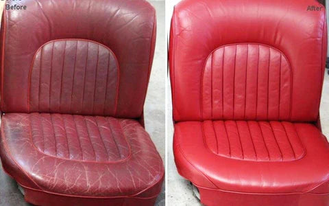 RoyaleGlow Läderåterställning Reparationskräm För Bil Återfärgningskit