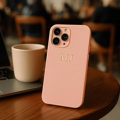 LEATHIQUE – Personlig läder-iPhone-fodral med initialer