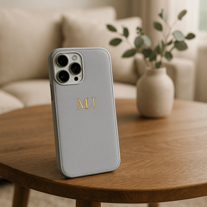LEATHIQUE – Personlig läder-iPhone-fodral med initialer