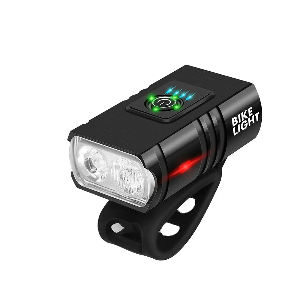 LED-cykelbelysning - Uppladdningsbar USB-cykelbelysning med 1500 lumen för maximal synlighet på natten