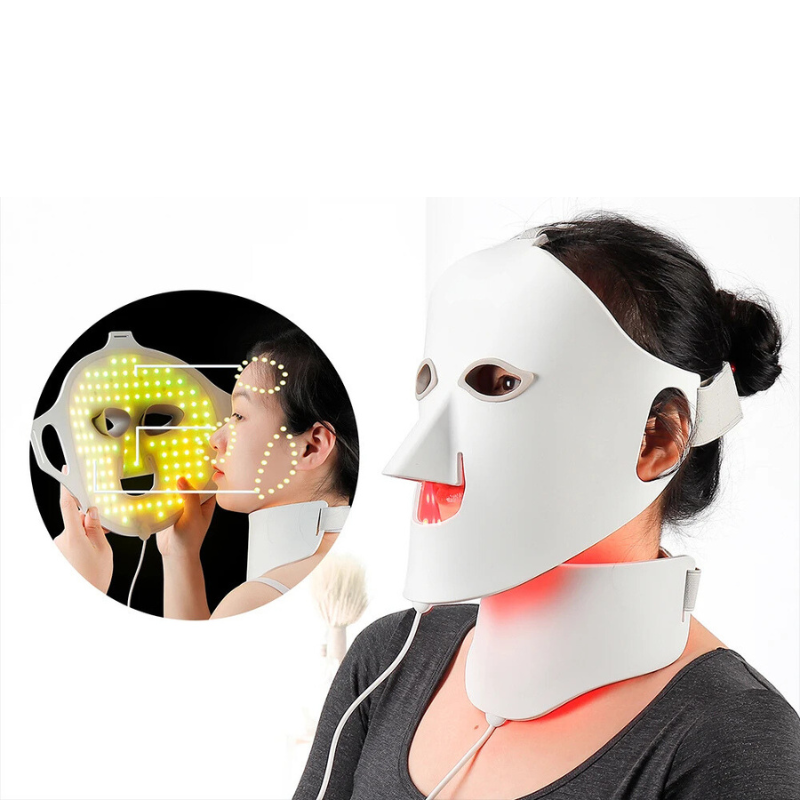 LED Ansiktsmask Hudföryngring Ljusbehandling