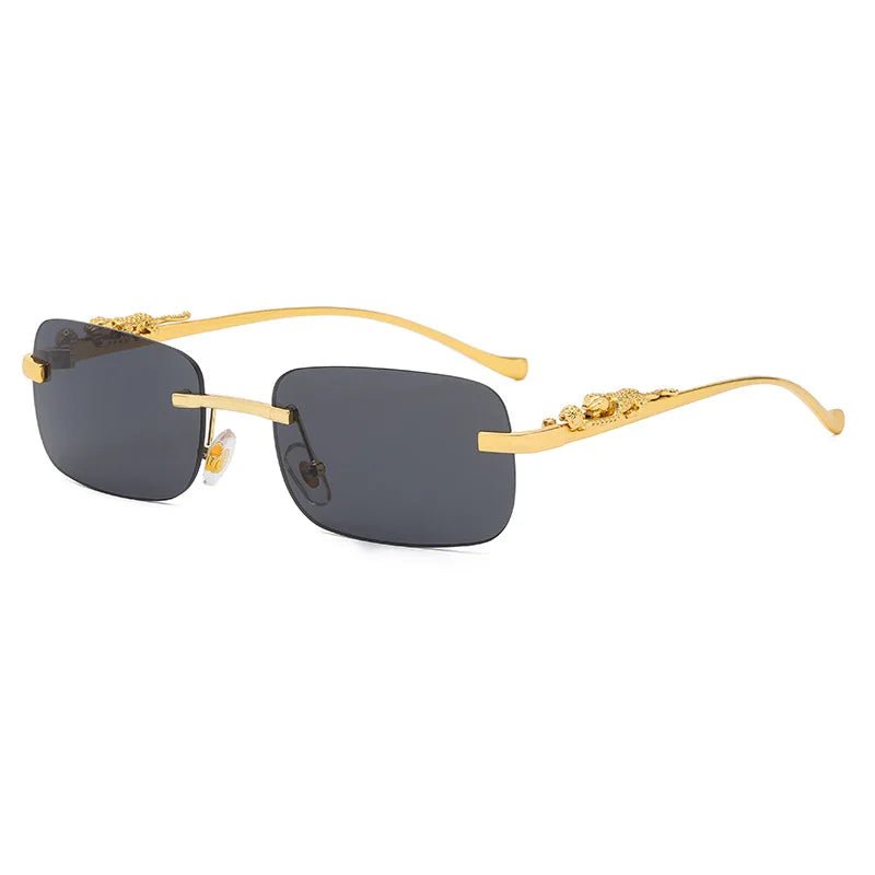 LEOPARDVIEW – Stiliga kantlösa solglasögon med UV400-skydd