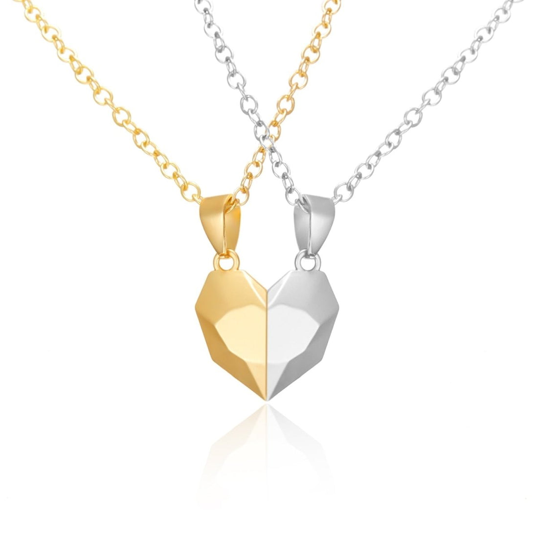 Lexy Couple Necklace - 2-i-1 Magnetisk hjärtberlock för förälskade