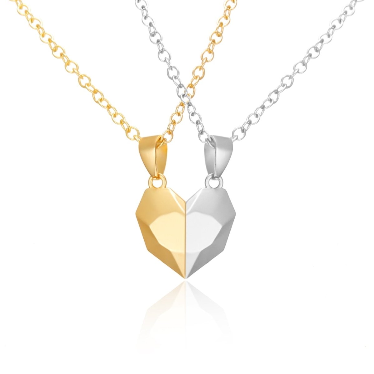 Lexy Couple Necklace - 2-i-1 Magnetisk hjärtberlock för förälskade