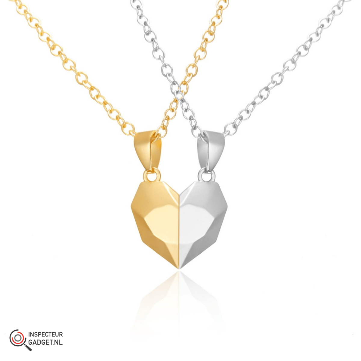 Lexy Couple Necklace - 2-i-1 Magnetisk hjärtberlock för förälskade