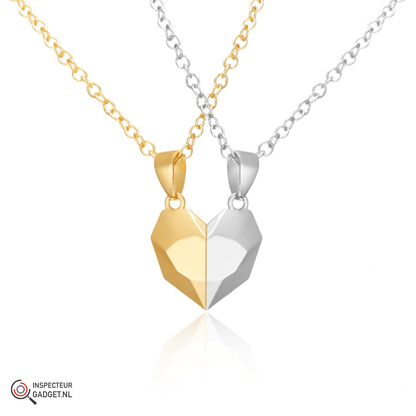 Lexy Couple Necklace - 2-i-1 Magnetisk hjärtberlock för förälskade