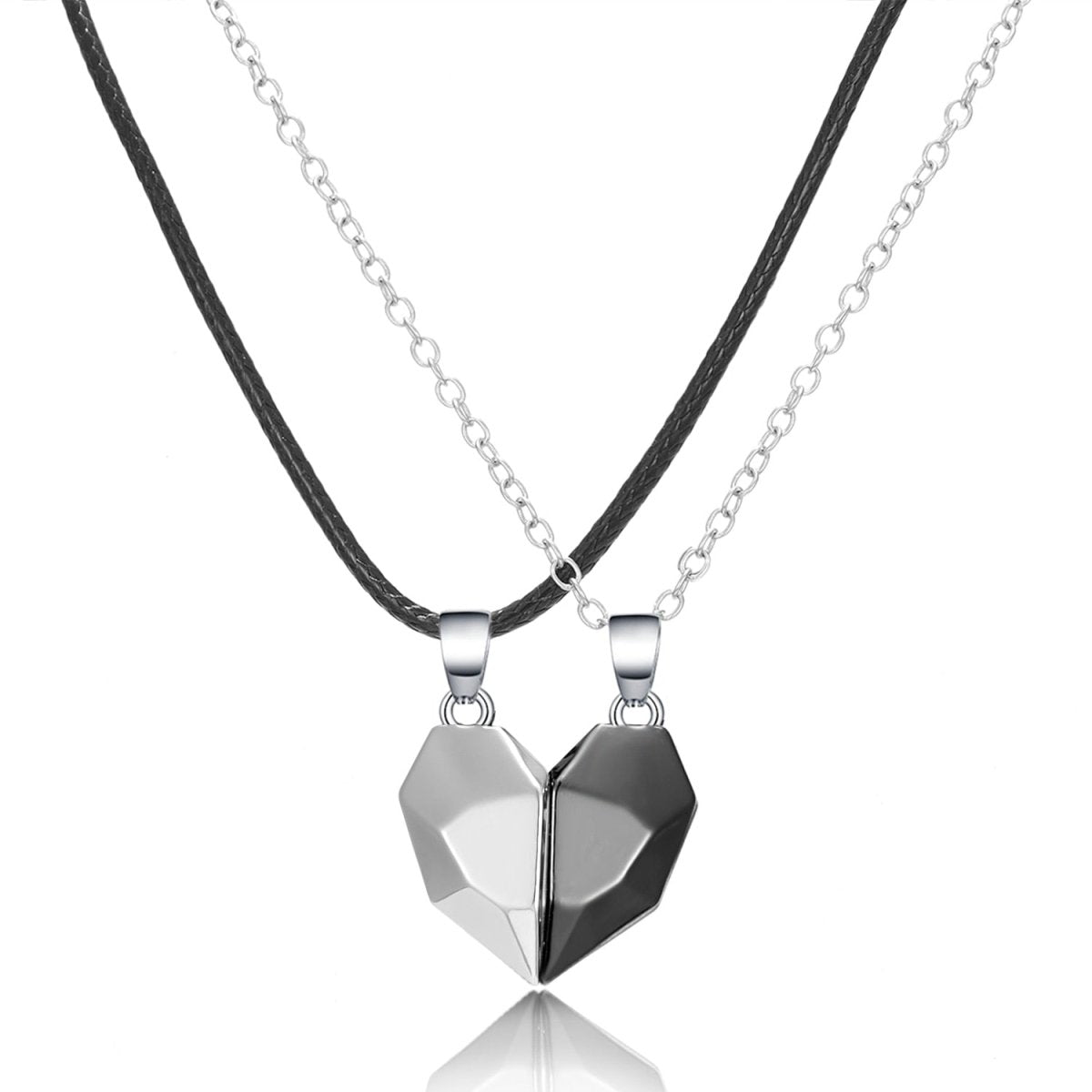 Lexy Couple Necklace - 2-i-1 Magnetisk hjärtberlock för förälskade