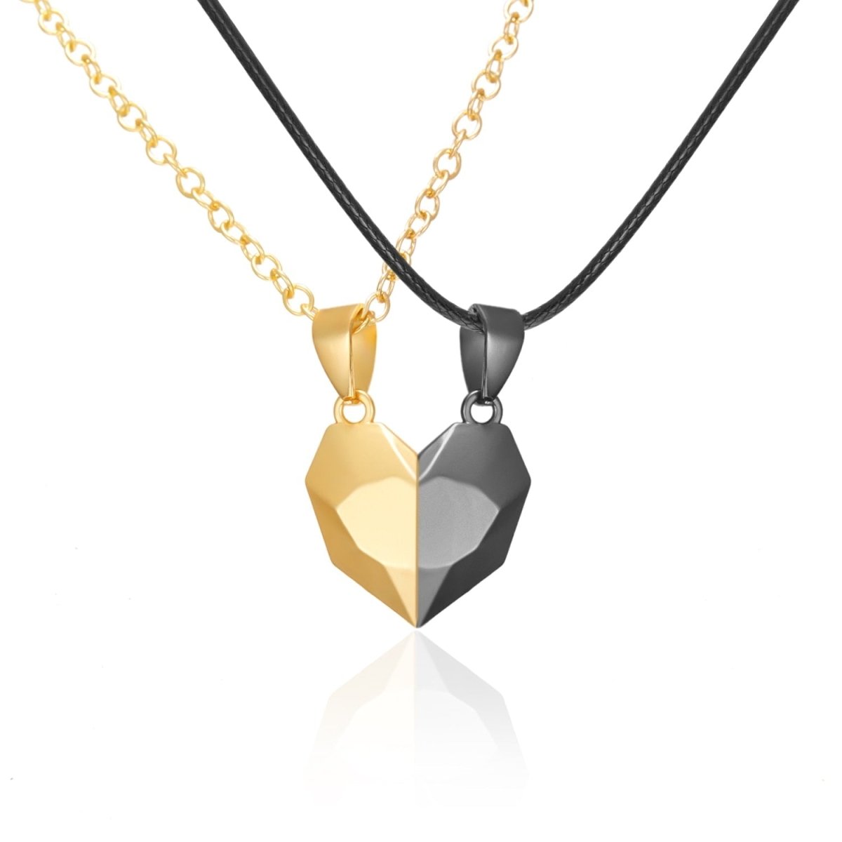 Lexy Couple Necklace - 2-i-1 Magnetisk hjärtberlock för förälskade