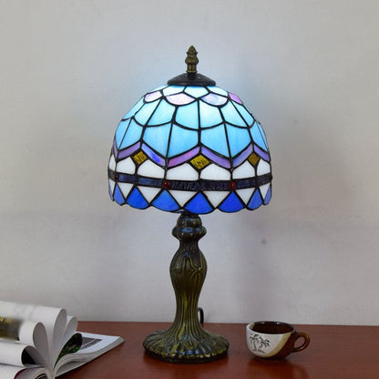 Lioris | Elegant Medelhavsglasbordslampa för heminredning