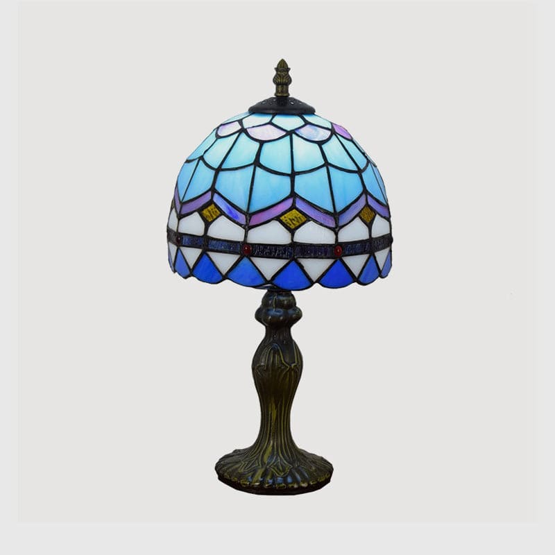 Lioris | Elegant Medelhavsglasbordslampa för heminredning