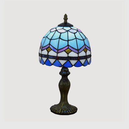 Lioris | Elegant Medelhavsglasbordslampa för heminredning