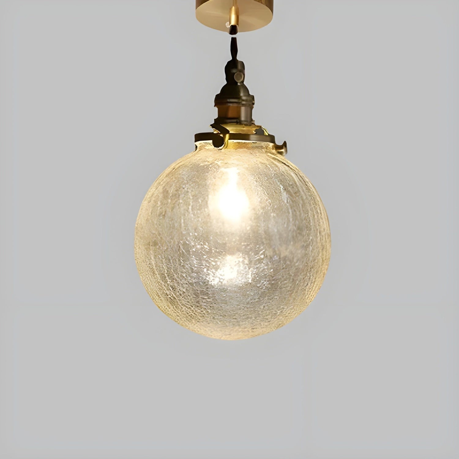 GlossyGlass Light - Nordisk kristallglas minimalistisch hängande lampa