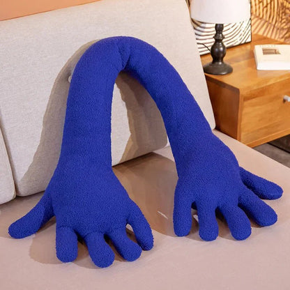 Lång arm &amp; hand plyschkudde - mjuk sammet rolig dekoration