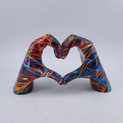 LoveSculpt - Handgjord trädekoration med rustik charm