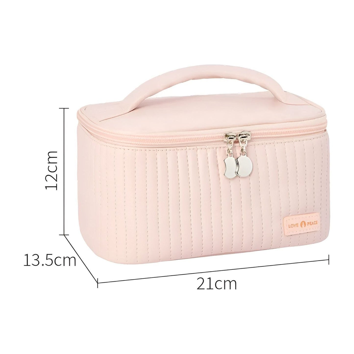 Carvallo Kosmetiktasche Reise | Elegant & Vattentålig | PU-Läder | Mycket utrymme & skydd för dina skönhetsprodukter