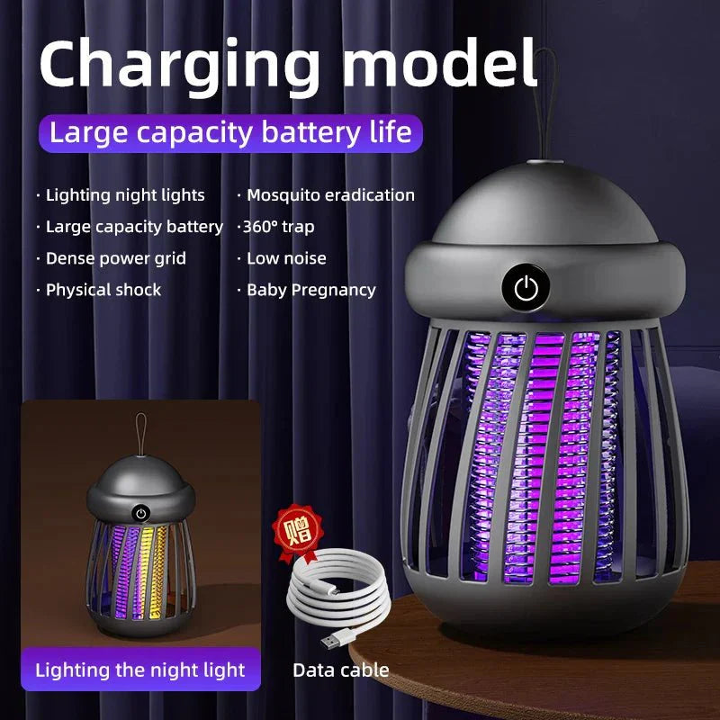 SilentZap – Tyst UV-mygghäcksare för inomhus- och utomhusbruk