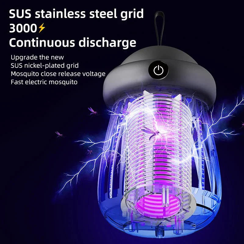 SilentZap – Tyst UV-mygghäcksare för inomhus- och utomhusbruk